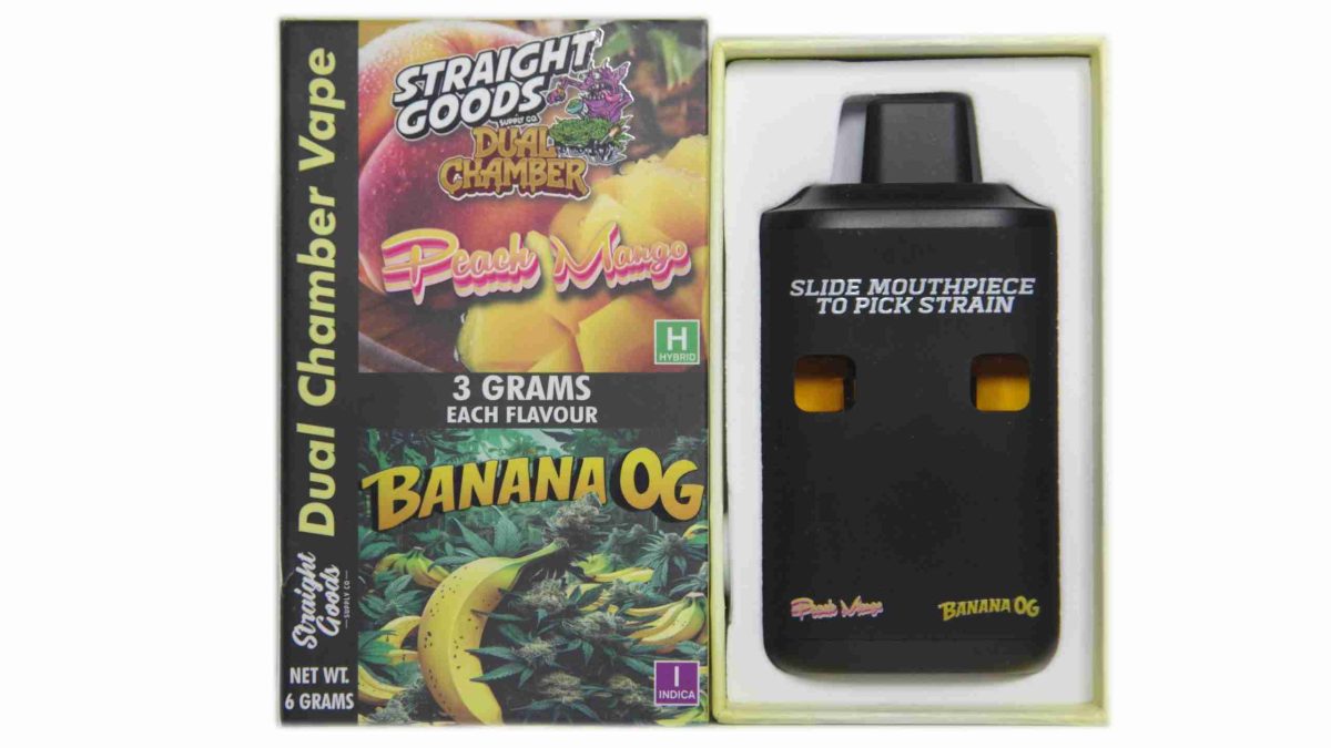 Straight Goods Dual Chamber Vape - (3 Grams + 3 Grams) 8 Varients