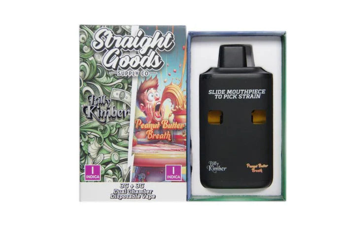 Straight Goods Dual Chamber Vape - (3 Grams + 3 Grams) 8 Varients