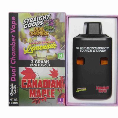 Straight Goods Dual Chamber Vape - (3 Grams + 3 Grams) 8 Varients
