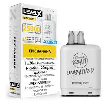 Level X Epic 25 000 Puffs Flavour Beast Pods White box (20mg Nicotine)