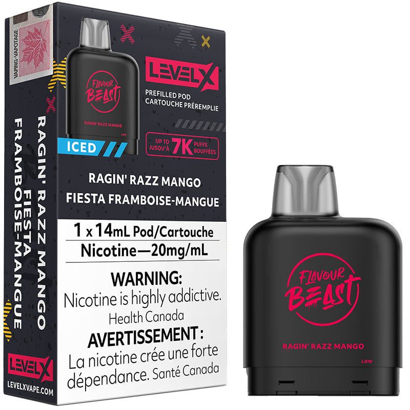Level X 50,000 Puffs Flavour Beast Pods (20mg Nicotine)