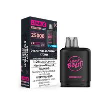 Level X 25 000 Puffs Flavour Beast Pods (20mg Nicotine)