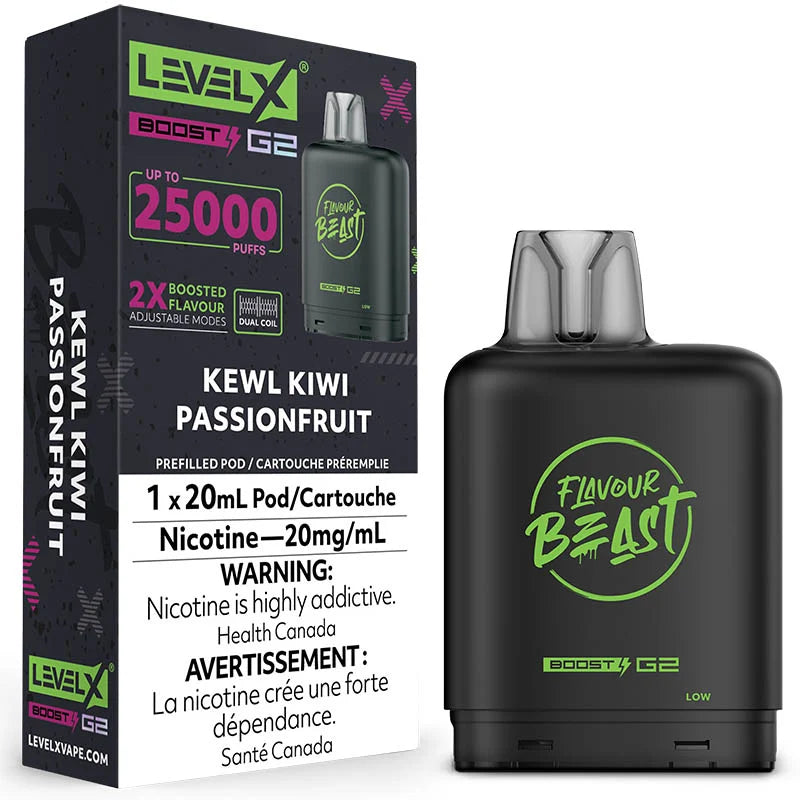 Level X 25 000 Puffs Flavour Beast Pods (20mg Nicotine)