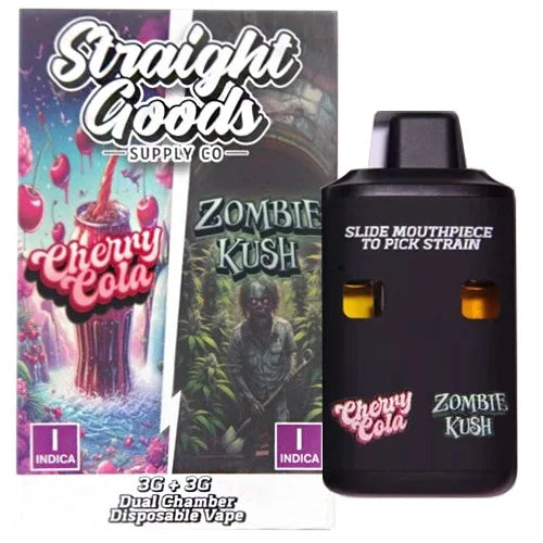 Straight Goods Dual Chamber Vape - (3 Grams + 3 Grams) 8 Varients