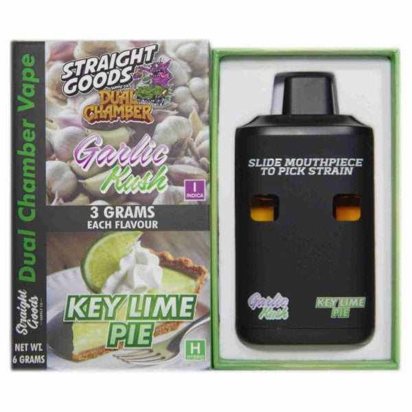 Straight Goods Dual Chamber Vape - (3 Grams + 3 Grams) 8 Varients