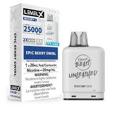 Level X Epic 25 000 Puffs Flavour Beast Pods White box (20mg Nicotine)