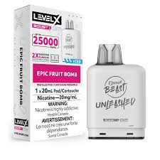 Level X Epic 25 000 Puffs Flavour Beast Pods White box (20mg Nicotine)