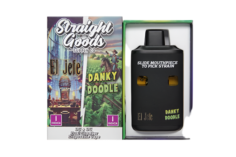 Straight Goods Dual Chamber Vape - (3 Grams + 3 Grams) 8 Varients