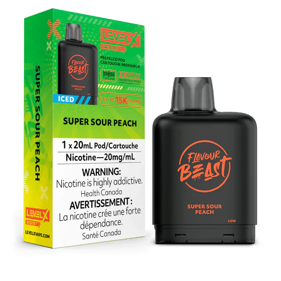 Level X 25 000 Puffs Flavour Beast Pods (20mg Nicotine)